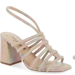 Free People Colette Sandal Rainbow Metallic